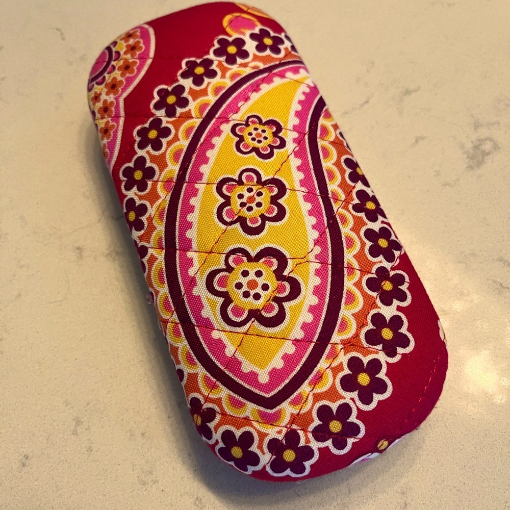 Vera Bradley Floral Paisley Glasses Case NWT